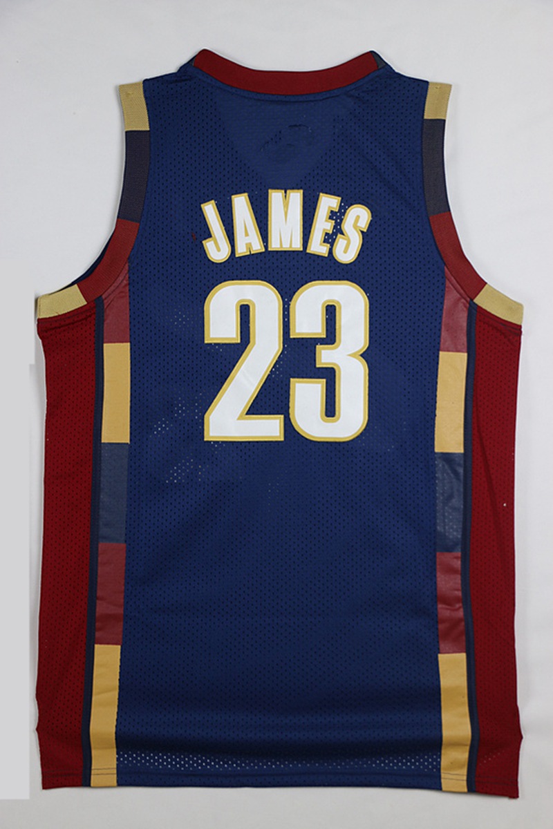 authentic stitched lebron james jersey