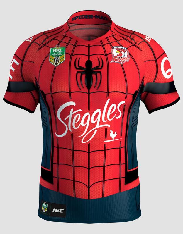 2017 Australian Sydney Roosters 2017 Home Jersey Nrl Football Jersey
