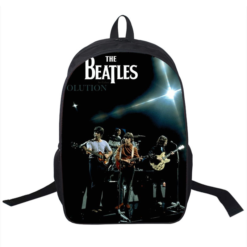 Wholesale Rock Band The Beatles Backpack Led Zeppelin / Pink Floyd Street Rock Backpack Men