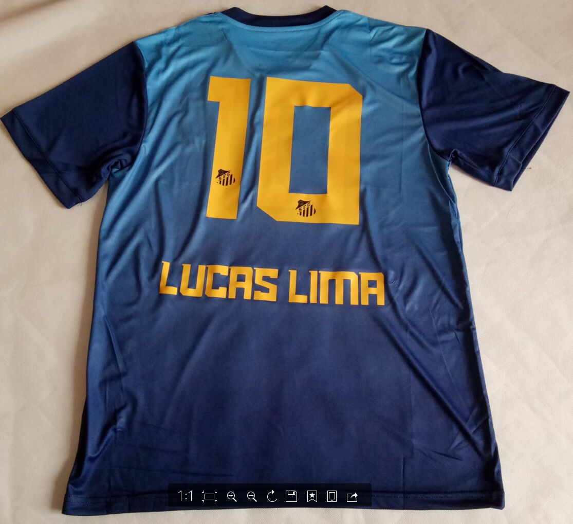 2018 2017 Santos Jerseys Away White Brazilian League Santos Fc 3rd Blue