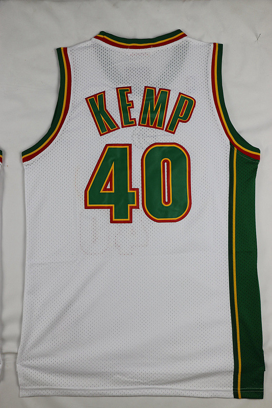 2017 Throwback Seattle Supersonics Basketball Jerseys Retro The Glove