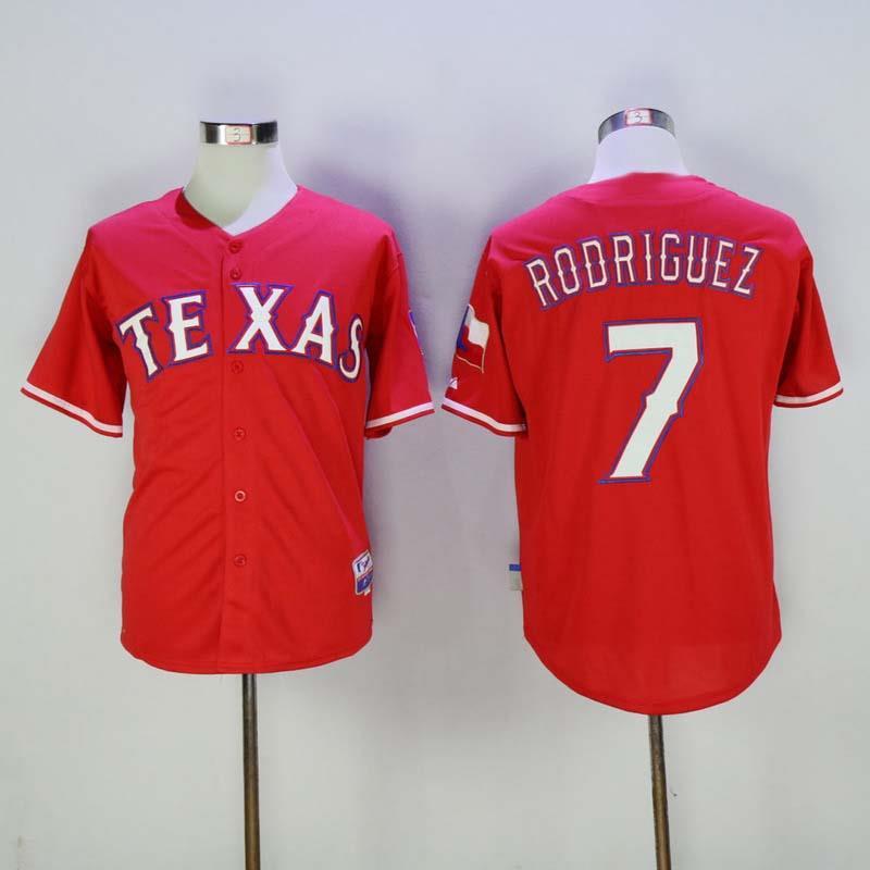 2017 New Baseball 35 Cole Hamels Jersey Texas Rangers 7 Ivan Rodriguez