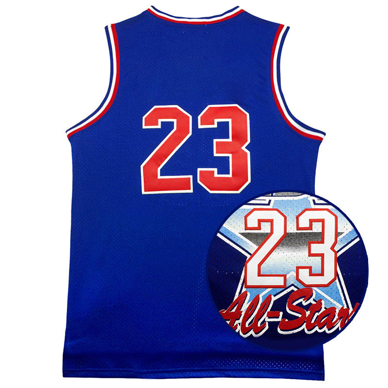 2017 1991 Jordans All Star Jersey 23 Retro Stitched Throwback Basketball Jerseys Embroidery