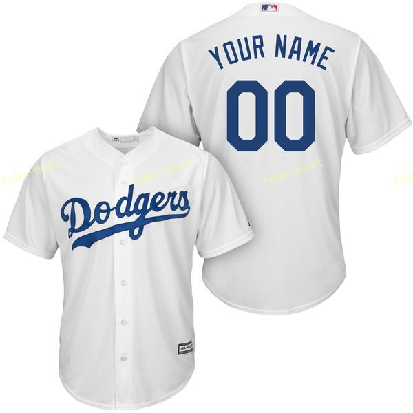 2017 Custom Los Angeles Dodgers Baseball Jerseys Personalized