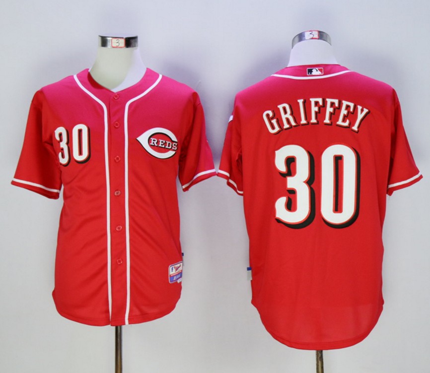 Ken Griffey Jr Jersey Cool Base Seattle Mariners Cream Stitched