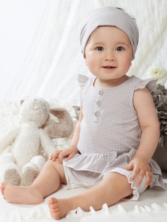 Best Baby Clothing/Cute Baby Suit/Tops+Short Pants+Headband/Baby Wear
