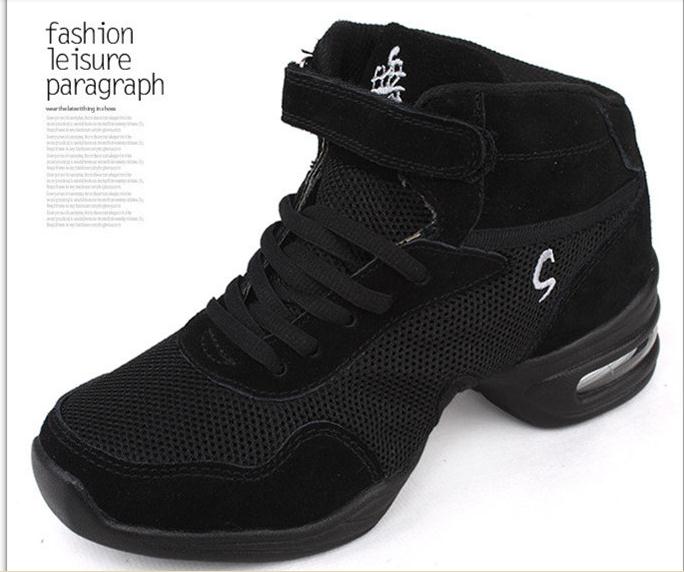 2017 Dancing Shoes High Layer Gym Shoe Purple Dance Sneakers For Women Aerobic Shoes Salsa Shoes