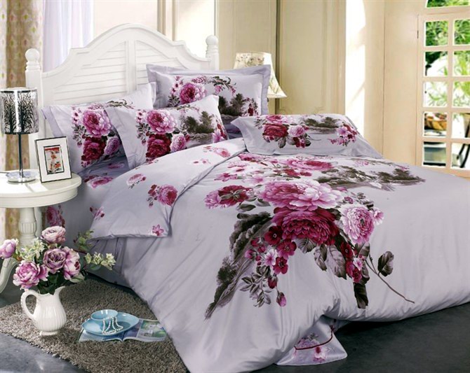 Unique Floral Pattern Comforter Covers Bedding Sets Queen King Size
