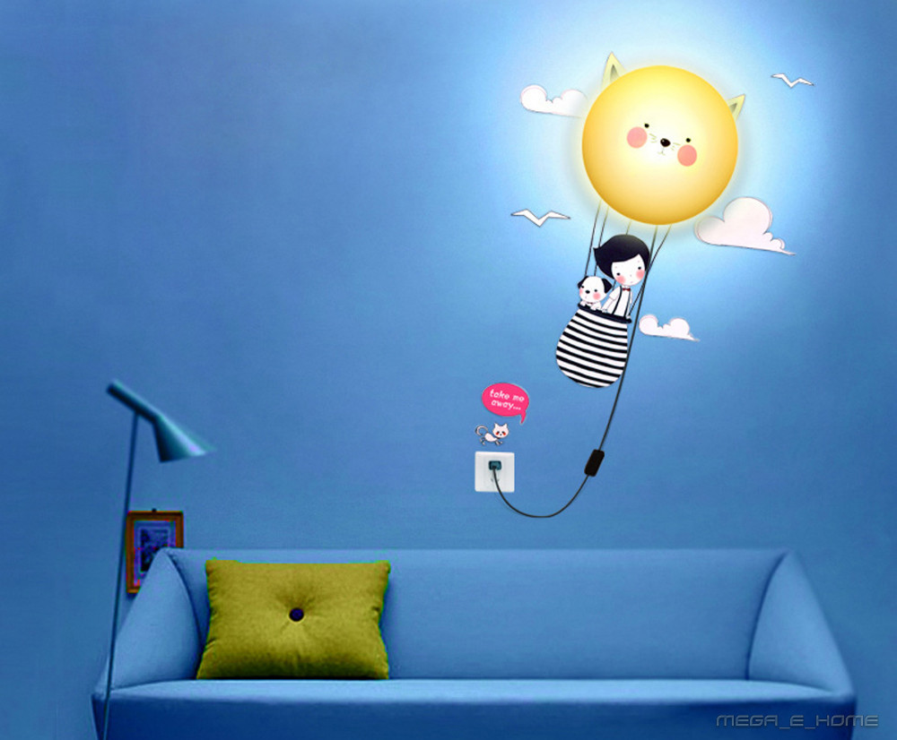 Online Cheap Creative Diy Bedroom Wall Stickers Wallpaper Wall Stickers Continental Kids Night ...