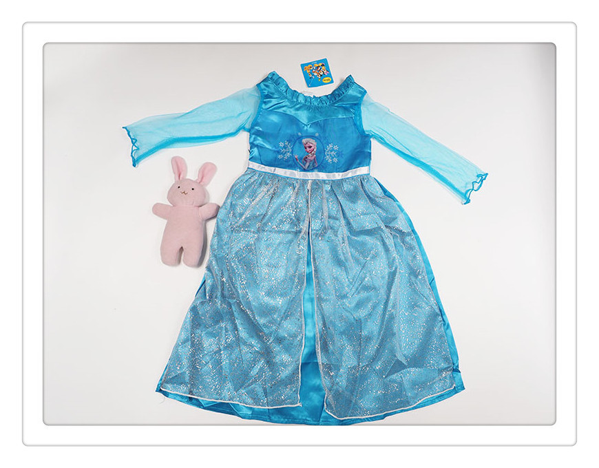 2017 Frozen 2015 Princess Elsa Nightgown For Girls Sleep Dress Frozen Nightgown Elsa Princess 