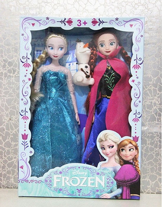 anna elsa and olaf figurines