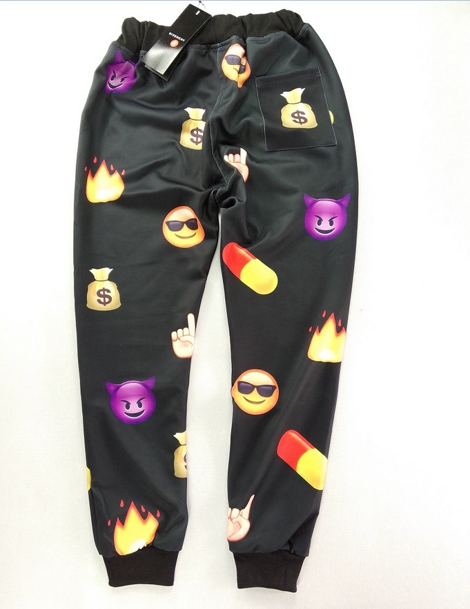 emoji jogger pants