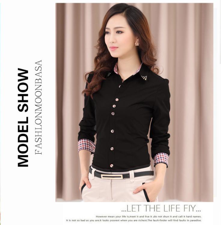 Best Quality Brand New Good Quality Women'S Clothes Turndown Collar