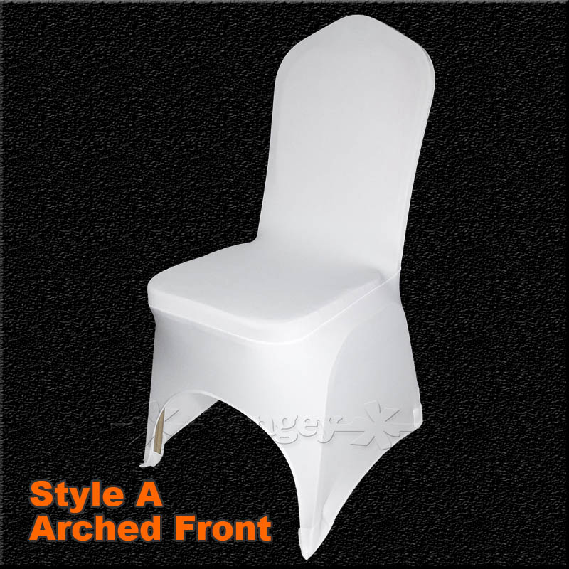 Universal White Polyester Spandex Wedding Chair Covers For Weddings