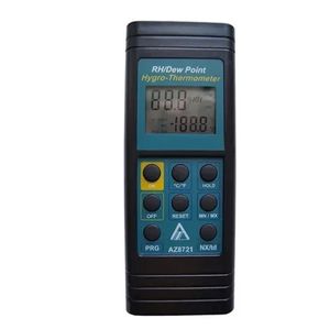 AZ8721 testeur de température compteur humidité hygro-thermomètre thermomètre hygromètre sonde industrielle alarme 0.1% RH