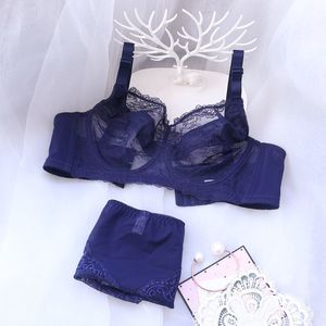 B C D E F G H BRA BRES SETS FLOWER GAUZE DE LACE DE LACE LACE ULTRA-TRA TRA SEXY SETTWEAR SET NAVY BLUE BLUE 34 36 38 40 42 44