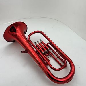 Logo personnalisé d'instrument en laiton de trompette de corne de ténor de B plat 3 avec des accessoires de cas