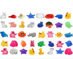 Baby Bath Animal Toy Pool Pool Fun Play Joue Toy Infant Mini Rubber Rubber Educational Duck Frog Dog Sound Toys5369528