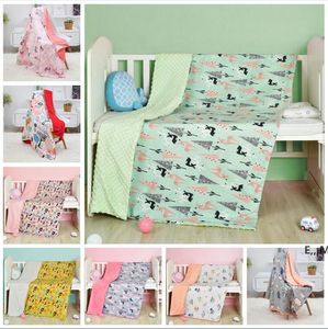 Bébé Beanie Couvertures Toddler Nap Couverture Dessin Animé Nouveau-Né Poussette Couverture De Sommeil Infantile Literie Couette Emmaillotage Wrap par la mer GCB14956