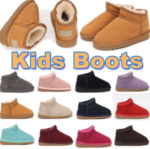 Botas de bebé, zapatos de diseñador para niños, niños pequeños, niñas, botas para la nieve, botines cálidos de invierno para niños, zapatos australianos para jóvenes k74