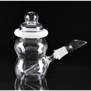 Hookahs Baby Bottle Mini bong Plataformas petroleras vasos de tubería de agua Bongs de agua Dab Rigs con junta de 14 mm