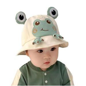 Chapeau seau en coton pour bébé, chapeau de soleil pour enfants en plein air, garçons et filles, mignon fouet d'été, casquette de pêcheur en coton pour tout-petits, nouvelle collection printemps 2024