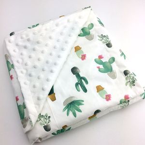 Bébé coton mince Super doux flanelle couverture nouveau-né bambin minky bébé couverture dépouillé Swaddle Wrap literie couvre bulles