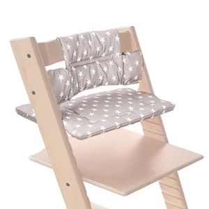 Baby Cushion pour le dîner chaise Stokke Tripp Trapp Child Growth Growth Seat Aliteding Chair with BackRest Tissu Cover Remplacer les accessoires 240401