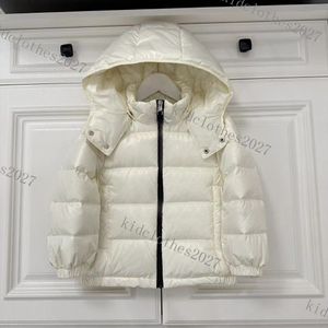 Vêtements de marque bébé manteau épais manteau chaud style enfant enfants vêtements d'extérieur automne hiver longue veste de pain à capuche en oie blanche fille garçon costume de ski de luxe noir blanc haut rouge