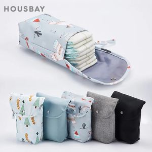 Baby Diaper Bag Organisateur Reutilisable Sac en tissu humide étanche étanche Sac de couche maman pour les vêtements de couches de transport jetables 231227