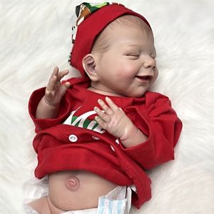 Bébé poupée Reborn fille réaliste avril doux corps en vinyle réaliste cadeaux d'anniversaire de noël pour les enfants Renacida 220630