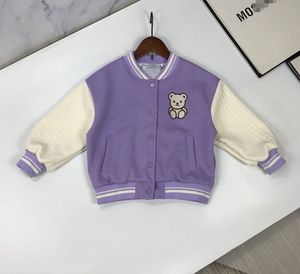 Ensemble de vêtements pour bébés filles, tenue décontracté pour enfants, manteau de Baseball petit ours, nouvelle collection printemps et automne