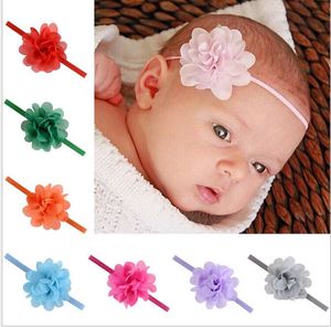 Bébé Filles Bandeaux Mix Dentelle Maille fleur bébés Bandeaux Infant Toddler Bande De Cheveux Accessoires Tête Pièce Cheveux Accessoires Chapeaux