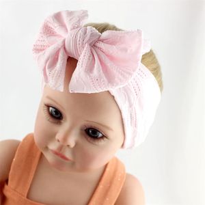 Baby Girls Lace Headband Accesorios para el cabello Hollow Turban Turban Bands para el nudo recién nacido