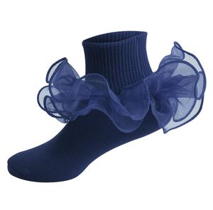 Calcetines largos con volantes en las piernas para niñas, calcetines bonitos de algodón con tutú para niños, ropa de primavera y otoño con encaje, calcetines de algodón Unisex para niños pequeños