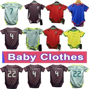 Kit bébé brésilils vêtements de divers maillots de foot