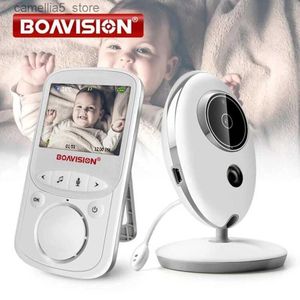 Caméra de surveillance pour bébé Moniteur audio et vidéo LCD sans fil pour bébé VB605 sans fil nounou musique talkie-walkie infrarouge caméra portable 24 heures Q240308