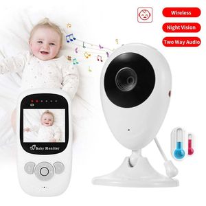 Monitor de bebé sp880 Visión nocturna Temperatura Canciones de cuna Intercomunicador Modo VOX Cámara de vídeo Walkie Talkie Cámara de niñera Conversación bidireccional