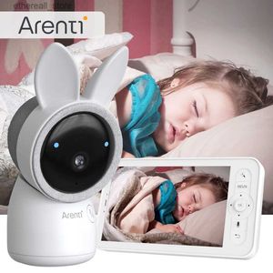 Arenti AInanny babyphone IR Vision nocturne sans fil 3MP caméra avec moniteur 2 voies Audio 5 pouces LCD moniteur vidéo bébé berceuse Q231104