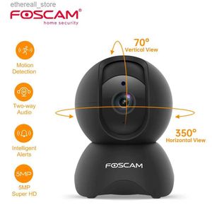 Baby Monitors Foscam 5MP WiFi Pet Cameras 2.4GHz Indoor Camera Baby Monitor with 360 Pan Tilt 2-Way Audio Home Security Surveillance Camera Q231104