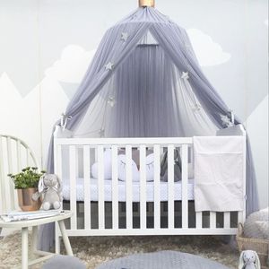 Baby Mosquito Net Bed Centrain rideau autour de Dome Mosquito Net Crib Netting Tente suspendue pour enfants Décoration de chambre bébé Pogra2384