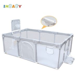 Baby Rail IMBABY parc pour enfants Style dessin animé piscine sèche barrières de sécurité maison Anti Collision aire de jeux parc enfants meubles 230925