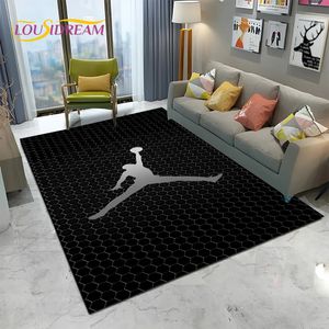 Tapis de jeu pour bébé Tapis de jeu 3D Cartoon Basketball HD Tapis pour la maison Salon Chambre Canapé Paillasson Décor Enfant Jouer Zone de jeu Tapis Tapis de sol antidérapant 231108