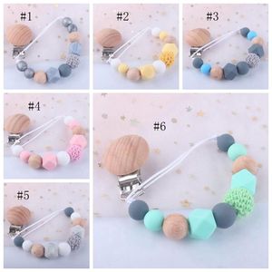 Baby Silicone Pacifier Chain Anti-drop Teether Pacifier Clips Leash Strap Nipple Holder Infant Molar Toys Baby Shower Gift