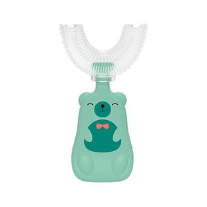 Baby Silicone Toothbrush Children 360 Degree U-shaped Teethers Cleansing Brush Kids Teeth Oral Care