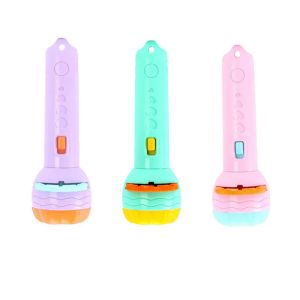 Bébé dormir histoire livre lampe de poche projecteur lampe torche jouet éducation précoce jouet pour enfant vacances anniversaire cadeau de noël éclairer jouets 11 LL