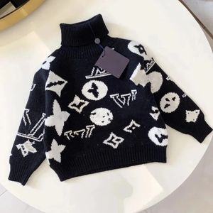 Baby Sweathirt Boys Girls Streetwear High Collar Unisexe Automne Sweatshirts d'hiver Gardez la lettre chaude imprimé CavykKids vêtements