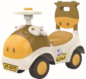 Voiture balançoire pour bébé avec direction musicale à quatre roues Bobby Car Baby Four Wheel Glide Toy Baby Walker Car