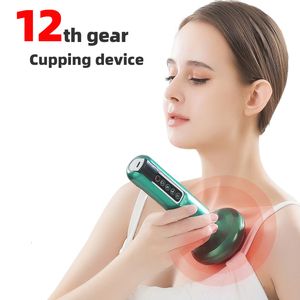 Back Massager Electric Cupping Suction Cup Scraping Anti Cellulitis Beauty And Health Care Massage Therapy 230826