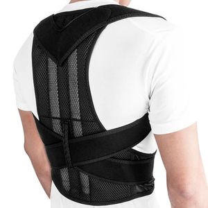 Back Posture Corrector Shoulder Lumbar Brace Spine Support Belt Adjustable Adult Corset Posture Correction Belt Body Health Care 240322